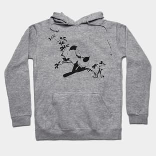 Japanese painting silhouette Hoodie